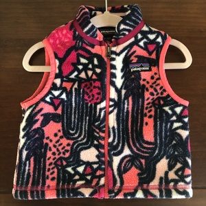 Patagonia infant fleece vest 6-12mos